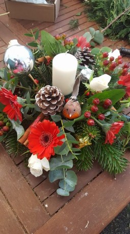 Christmas Table Arrangement